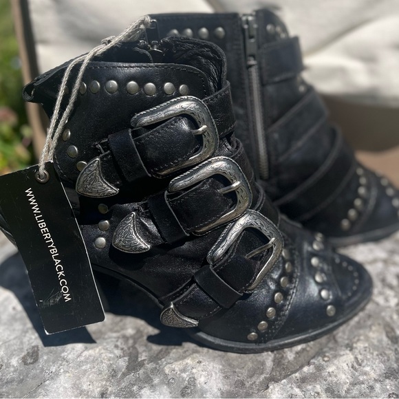 Liberty Black Kinney Heeled Sandal - Picture 3 of 6